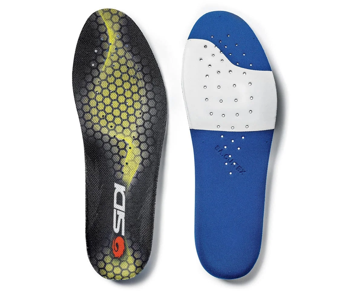 Sidi Bike Shoes Comfort Fit Insoles (Black/Yellow/Blue/White) (48)